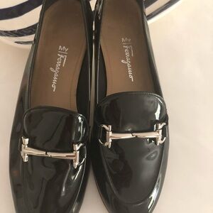 Ferragamo patent loafer